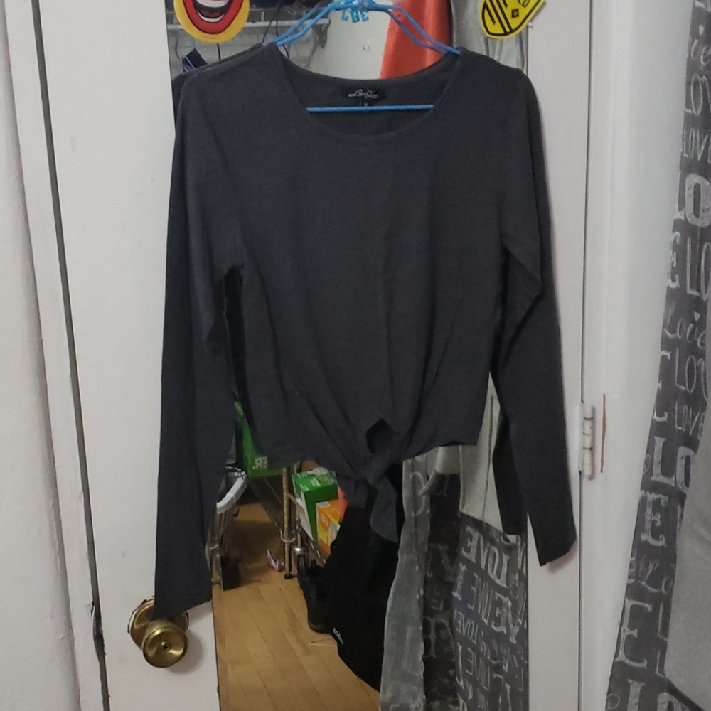 cropped long sleeve